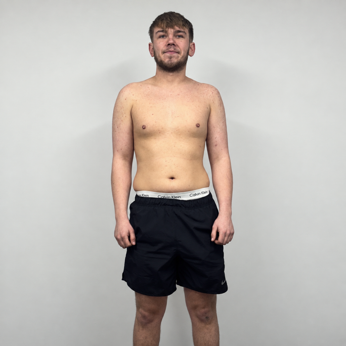 Before transformation for Josh